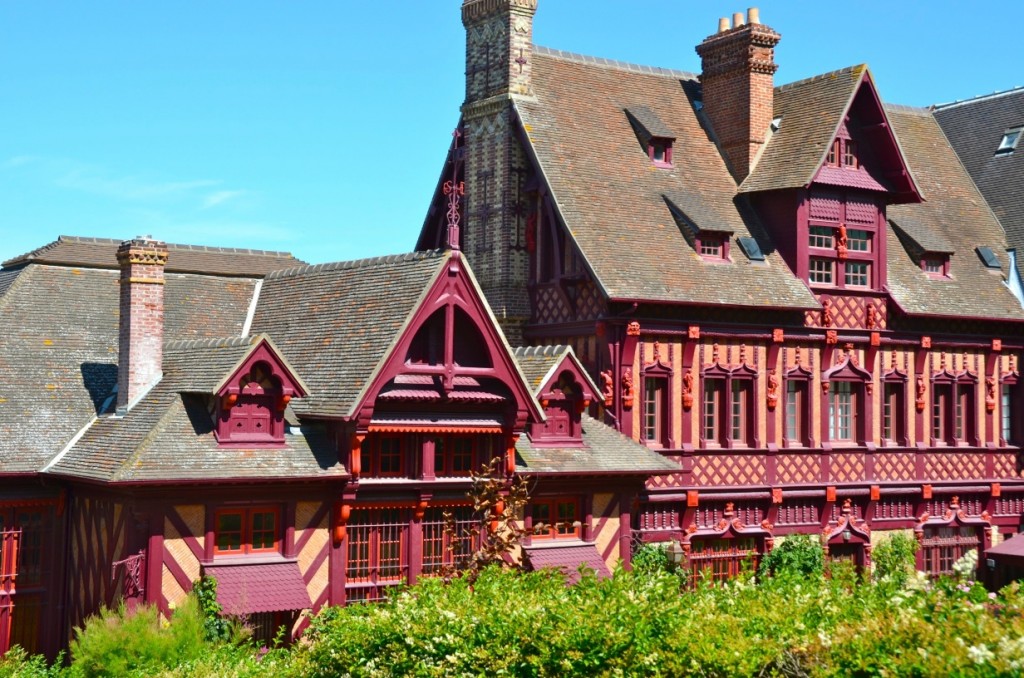 Mansión en la playa de Trouville, Francia.Copyright Hernando Reyes.