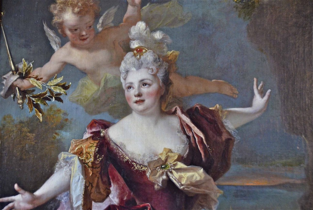 Pintura del S. XVIII Castillo de Chantilly, Francia. Copyright Hernando Reyes