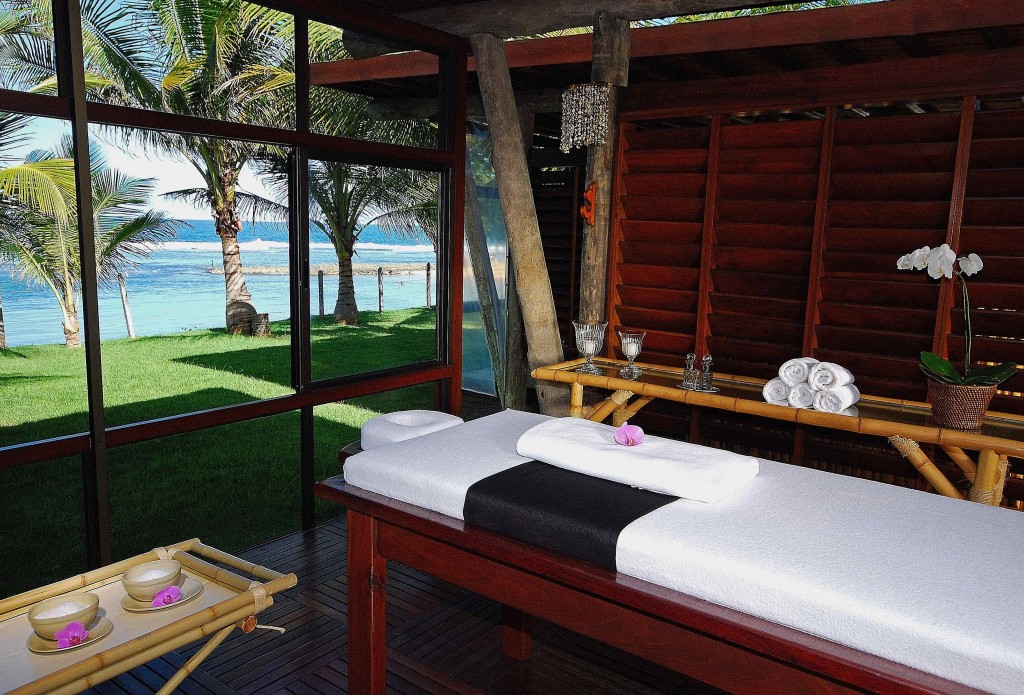 Masajes con vista al mar. Nannai Beach resort