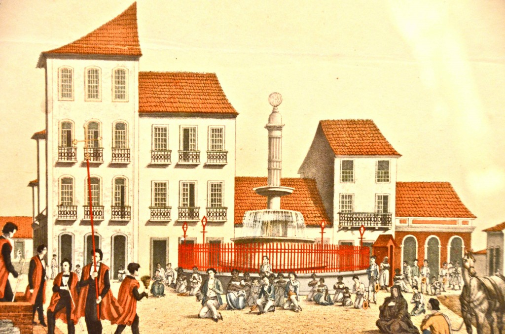 Dibujo del legado portugués en Pernambuco. Museo Brennand, Recife. Copyright Hernando Reyes.