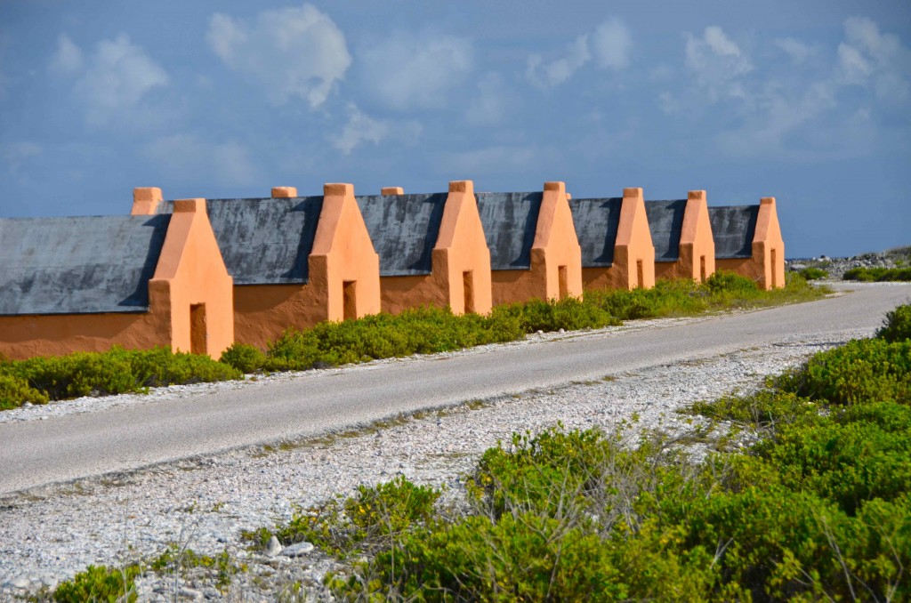 Las primeras viviendas que ocuparon los esclavos liberados cuando finalizó la esclavitud. Bonaire, Antillas Holandesas. Copyright Hernando Reyes